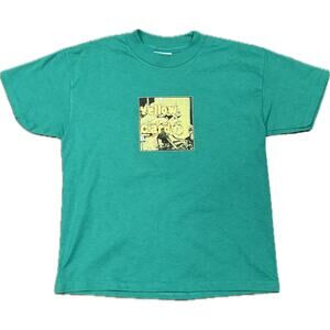 [Vintage] Y2K Green Yellowcard Band Tee Tshirt - Size  Youth M (10-12)